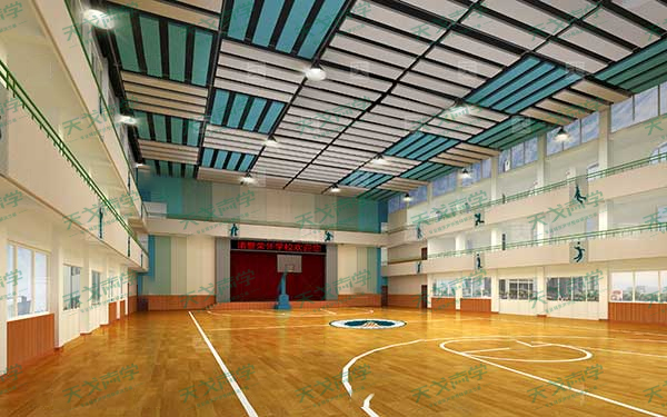 声学设计中用的吸音材料对篮球场比赛和训练的影响
