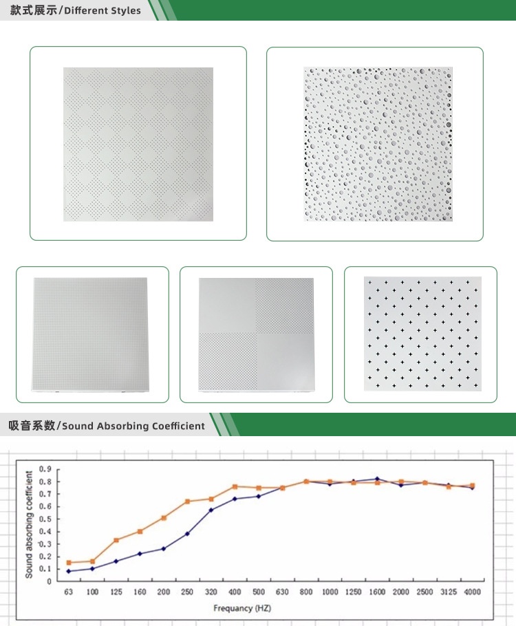 超微孔铝蜂窝金属吸音板