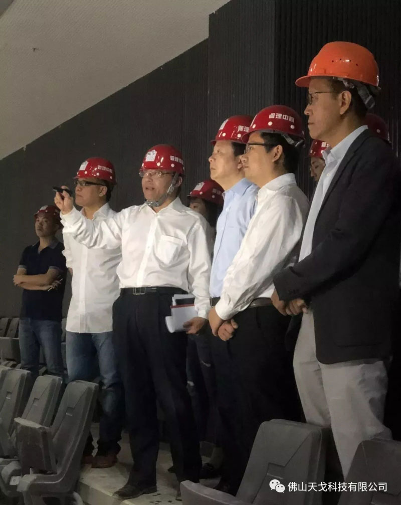 佛山市市长朱伟到访佛山国际体育文化演艺馆 佛山市市长朱伟到访佛山国际体育文化演艺馆