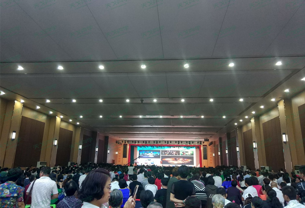 哈吉动力科技千人会议室：声学与美学的完美融合